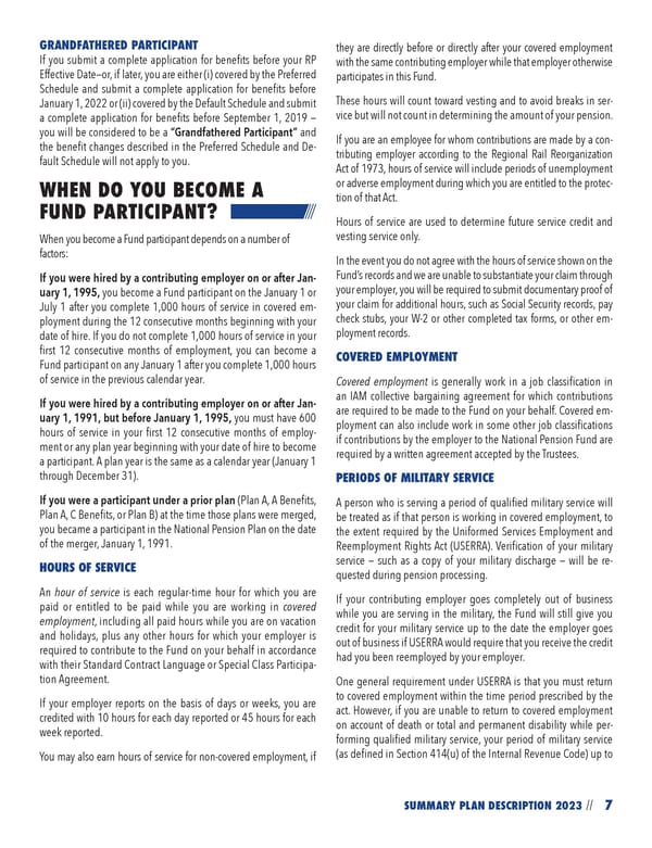 2023 NPF Summary Plan Description - Page 9