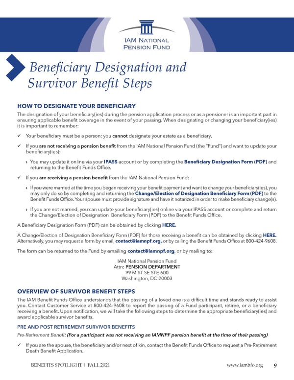 BFO Benefit Spotlight Fall 2021 - Page 9