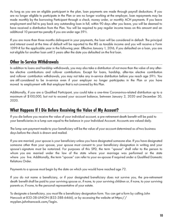 2022 401(k) Summary Plan Description - Page 13