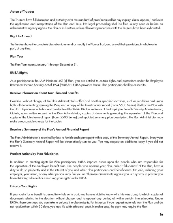 2022 401(k) Summary Plan Description - Page 19