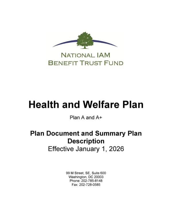 BTF Summary Plan A/A+ - Page 1